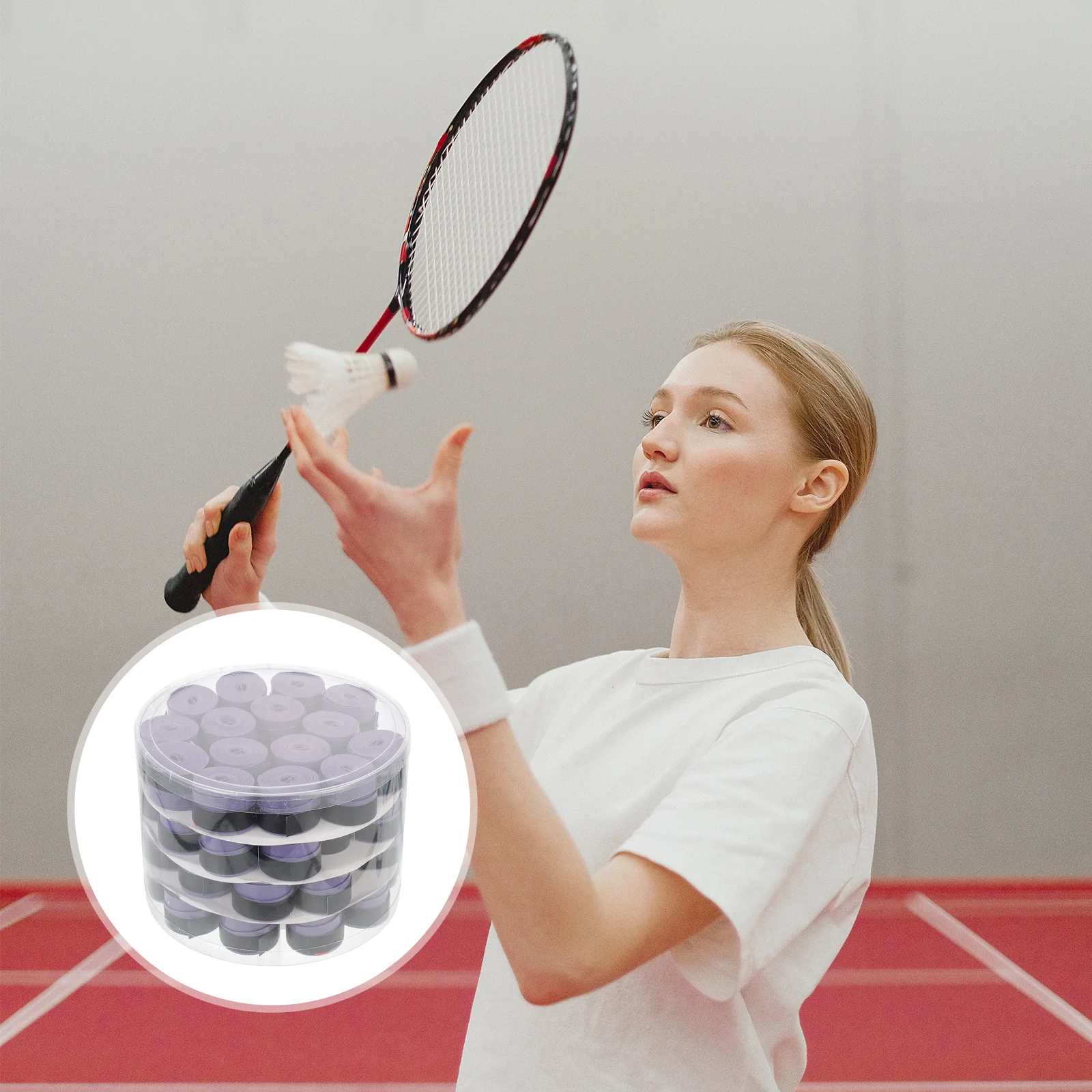 60Pcs Racket Grip Bands Sweat Absorbent Racket Handle Tapes Multi-function Racket Grip Bands
60Pcs Racket Grip Bands Sweat Absorbent Racket Handle Tapes Multi-function Racket Grip Bands