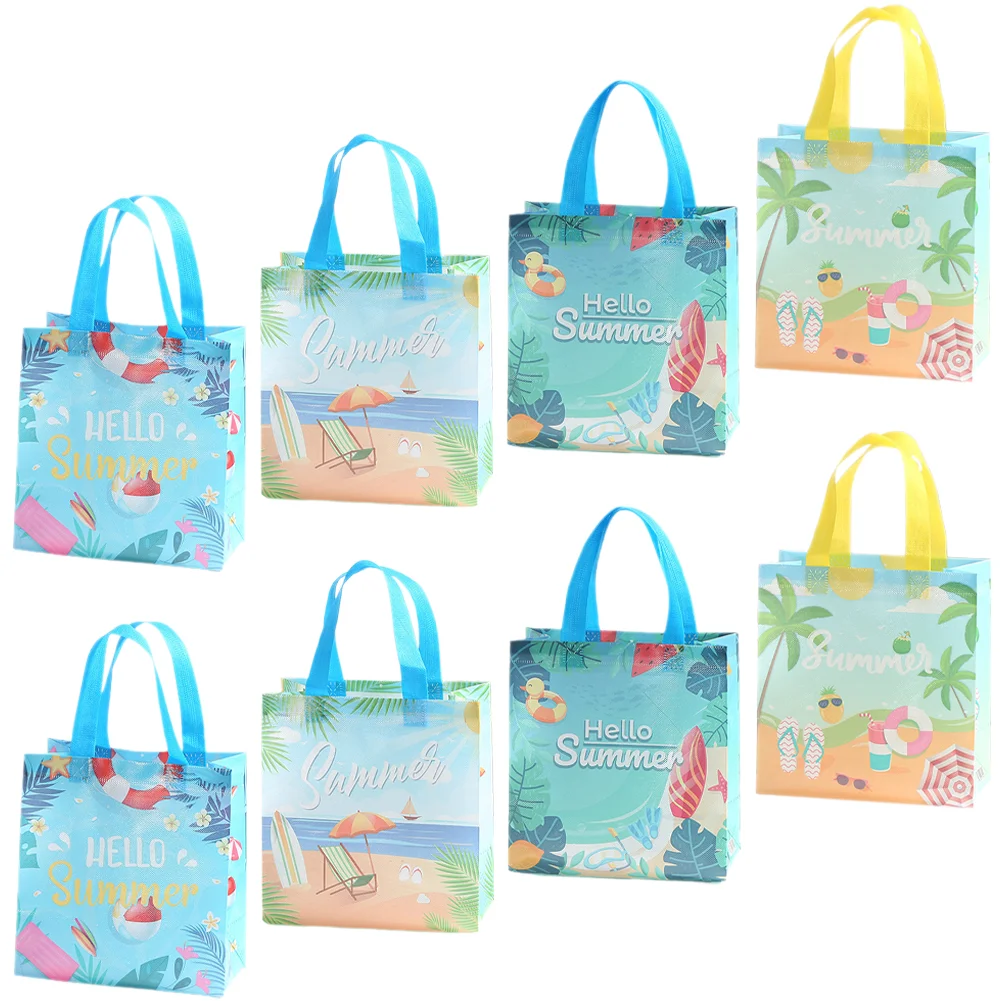 8 Pcs Treat Tote Bags Luau Party Supplies Non Woven Hawaiian Goodie Handles Favor Shopping Handbag
8 Pcs Treat Tote Bags Luau Party Supplies Non Woven Hawaiian Goodie Handles Favor Shopping Handbag