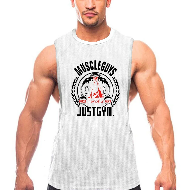 High Quality Gym Bodybuilding Mesh Sleeveless Shirt Fitness Running Vest Singlet Sportswear Workout Tank Top Men
High Quality Gym Bodybuilding Mesh Sleeveless Shirt Fitness Running Vest Singlet Sportswear Workout Tank Top Men