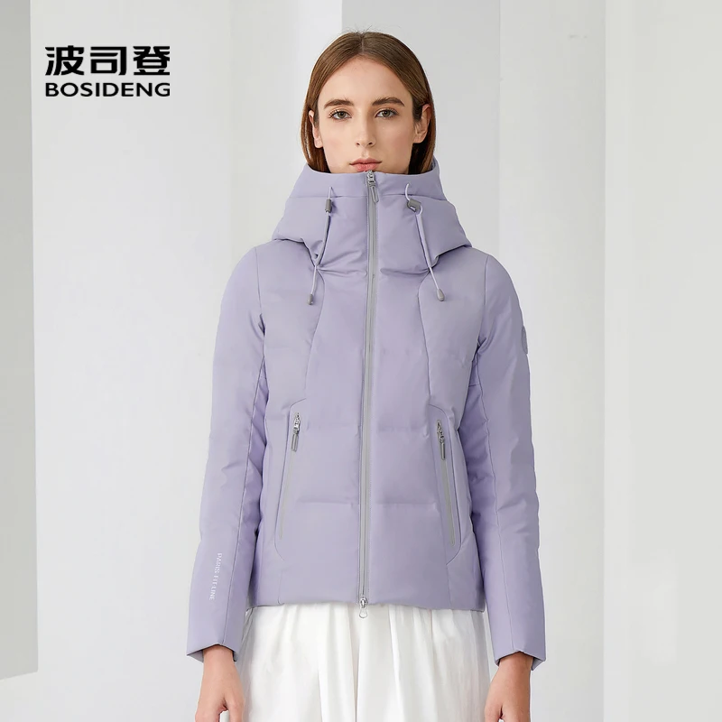Женский пуховик BOSIDENG, короткая зимняя куртка, пальто с капюшоном, умная Повседневная Верхняя одежда в деловом стиле B00144314 
Женский пуховик BOSIDENG, короткая зимняя куртка, пальто с капюшоном, умная Повседневная Верхняя одежда в деловом стиле B00144314