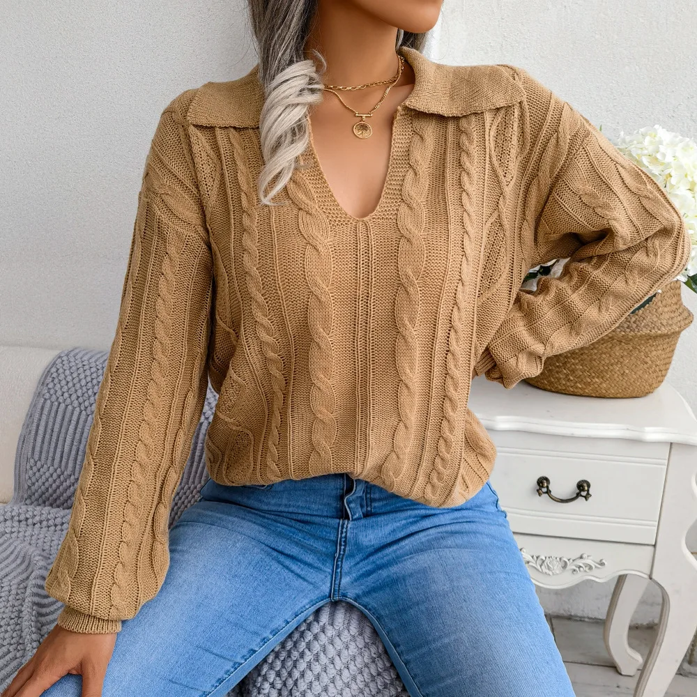 Winter Clothes Women Sweaters Solid Jersey Pulls Y2K Clothes Office Lady Sweater Mujer Korean Fashion Knitted Pullovers S114
Winter Clothes Women Sweaters Solid Jersey Pulls Y2K Clothes Office Lady Sweater Mujer Korean Fashion Knitted Pullovers S114