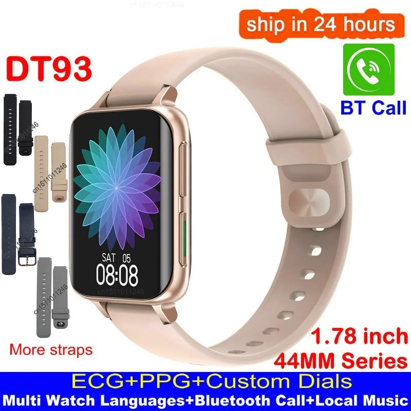1.78inch DT93 Smart Watch Men Phone Call ECG 420*485 Custom Watch Face Heart Rate Fitness Tracker PK W46 FK88 Smartwatch
1.78inch DT93 Smart Watch Men Phone Call ECG 420*485 Custom Watch Face Heart Rate Fitness Tracker PK W46 FK88 Smartwatch