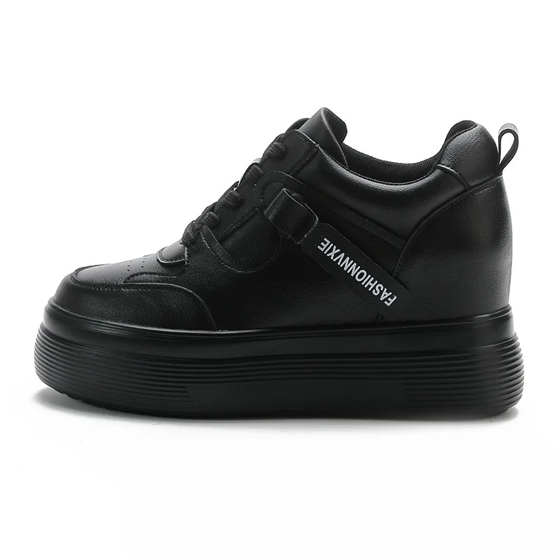7cm Platform Wedges Sneakers Chunky Shoes Genuine Leather Hidden Heel Increased Female Casual Shoes Spring Autumn Winter
7cm Platform Wedges Sneakers Chunky Shoes Genuine Leather Hidden Heel Increased Female Casual Shoes Spring Autumn Winter