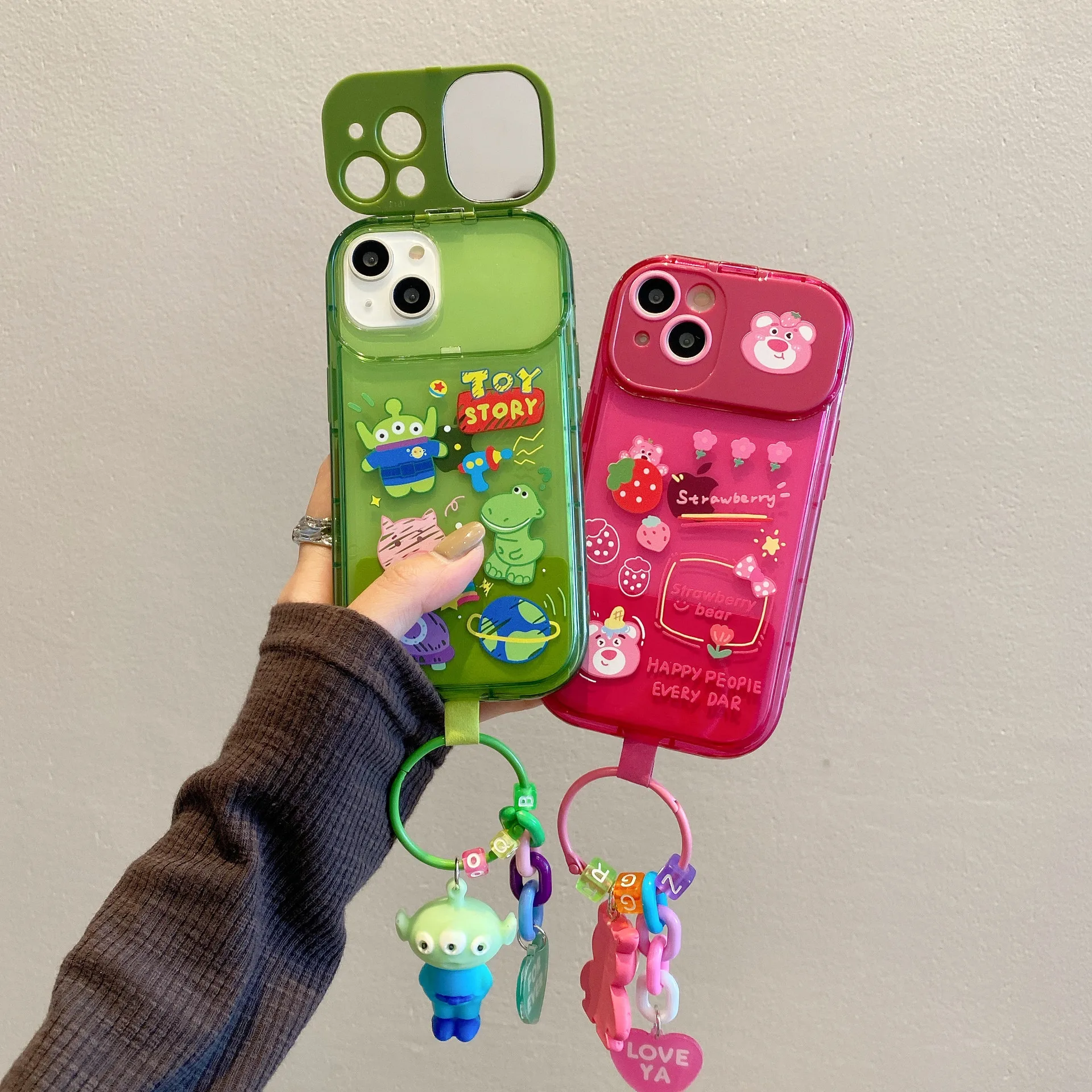 Cartoon Phone Case for Iphone 14 13 12 11 Pro Max Cover with 3D Doll Ornaments Makeup Mirror Holder
Cartoon Phone Case for Iphone 14 13 12 11 Pro Max Cover with 3D Doll Ornaments Makeup Mirror Holder