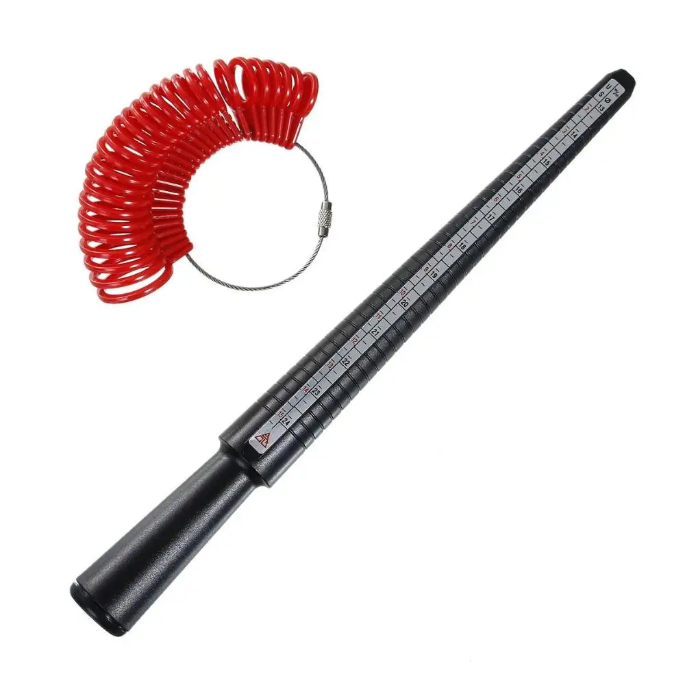 Useful Measure Stick Metal Gauge Jewelry Measure Tool Ring Sizer Tool Finger Ring Sizer US Size
Useful Measure Stick Metal Gauge Jewelry Measure Tool Ring Sizer Tool Finger Ring Sizer US Size