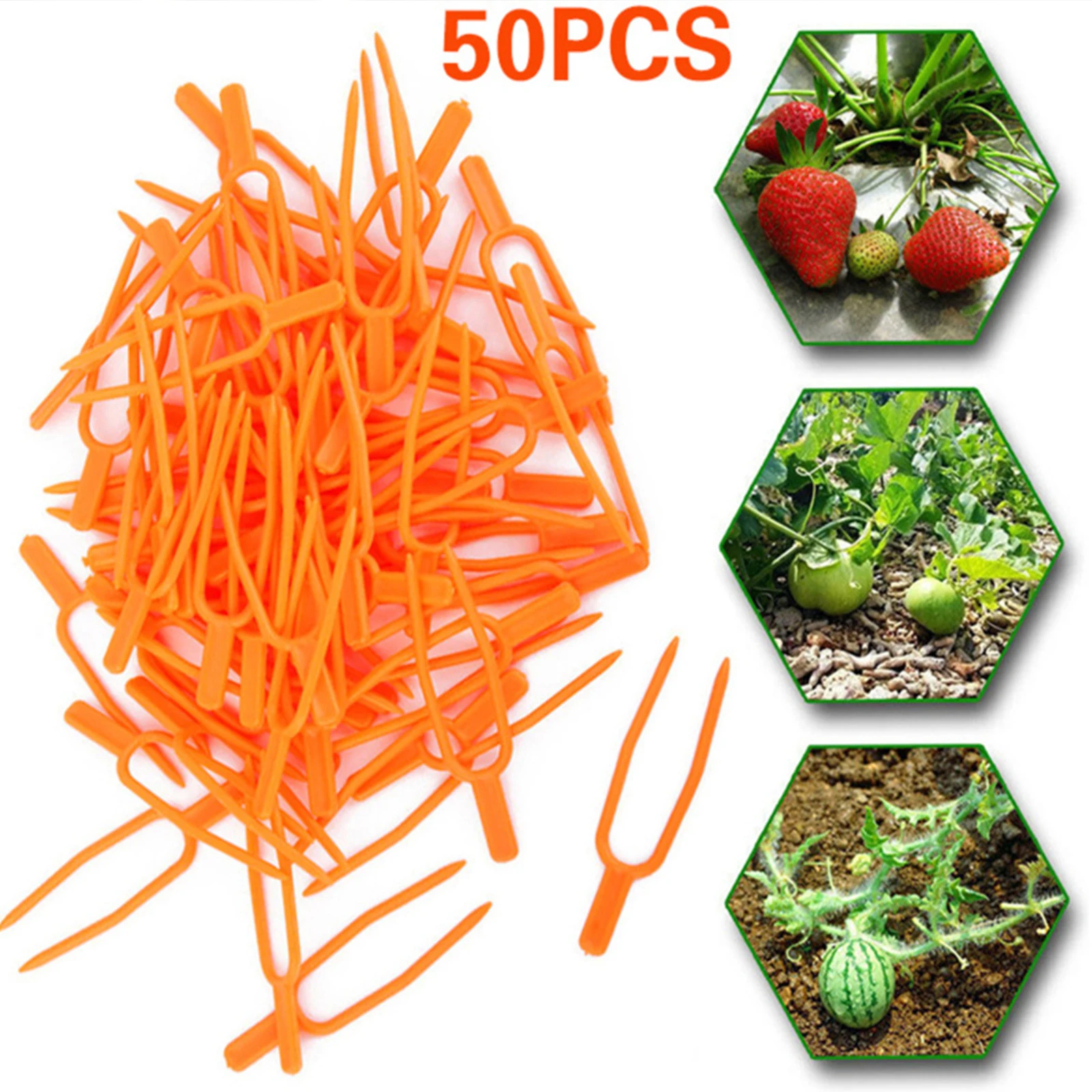 50PCS Plant Stem Stolon Fixator 65MM Garden Strawberry Planting Fork Watermelon Fastening Fixture Clamp Clip Plant Support
50PCS Plant Stem Stolon Fixator 65MM Garden Strawberry Planting Fork Watermelon Fastening Fixture Clamp Clip Plant Support