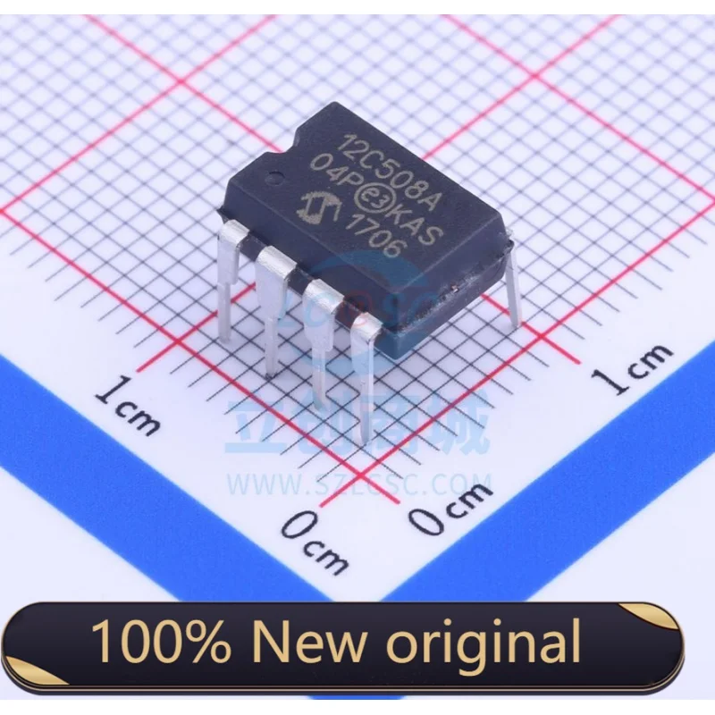 Прямая вилка Pic12c508a dip-8, 8-битный микроконтроллер, оригинальная новая фотография
Прямая вилка Pic12c508a dip-8, 8-битный микроконтроллер, оригинальная новая фотография