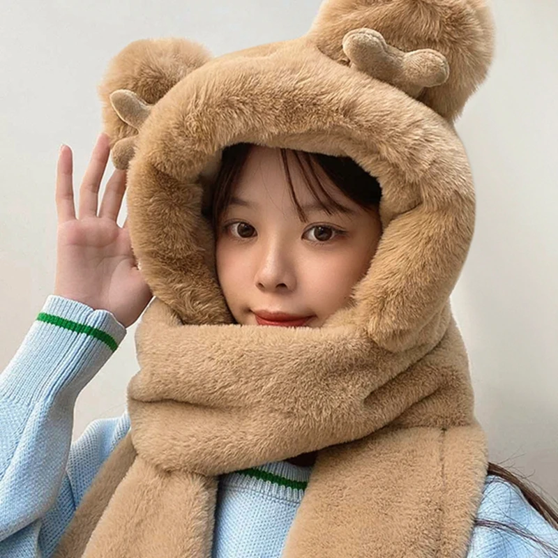 Kawaii зимние женские Новые шапки шапка теплая Милая шапка с ушками медведя Повседневная плюшевая шапка шарф перчатки набор повседневные одно...
Kawaii зимние женские Новые шапки шапка теплая Милая шапка с ушками медведя Повседневная плюшевая шапка шарф перчатки набор повседневные одно...