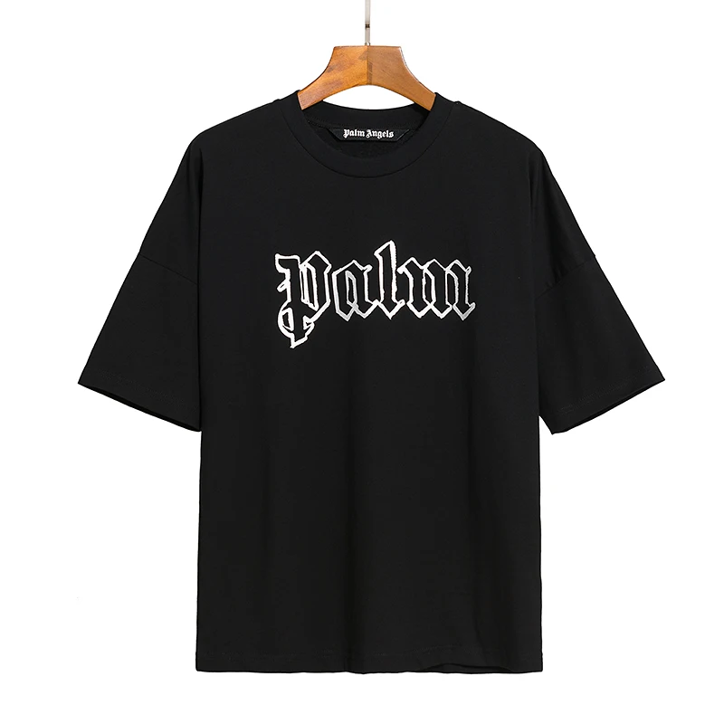 Palm Angels Logo letters print Unisex short sleeve t-shirt Lovers models Fashion Casual Short sleeve t-shirt boyfriend gift
Palm Angels Logo letters print Unisex short sleeve t-shirt Lovers models Fashion Casual Short sleeve t-shirt boyfriend gift