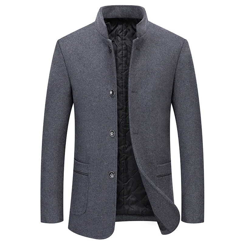 Autumn Winter Men Stand Collar Long Sleeve Button Up Woolen Coat Plus Size Casual Woollen Short Business Red Wool Jacket 3xl 4xl
Autumn Winter Men Stand Collar Long Sleeve Button Up Woolen Coat Plus Size Casual Woollen Short Business Red Wool Jacket 3xl 4xl