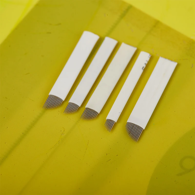 10Pcs/Set Microblading Blades Needles Tattoo needles Permanent Makeup Needle 7 9 11 12 14 Manual Eyebrow Blades 
10Pcs/Set Microblading Blades Needles Tattoo needles Permanent Makeup Needle 7 9 11 12 14 Manual Eyebrow Blades