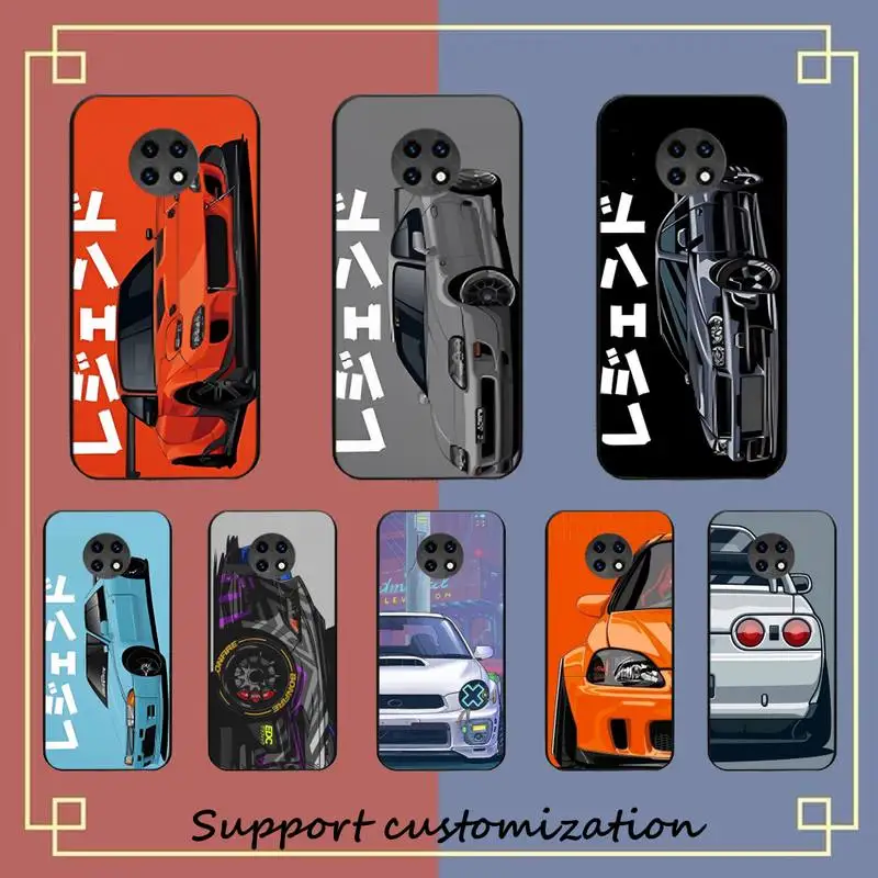 

JDM Tokyo Drift Sports Car Male Men Phone Case for Redmi 5 6 7 8 9 A 5plus K20 4X S2 GO 6 K30 pro