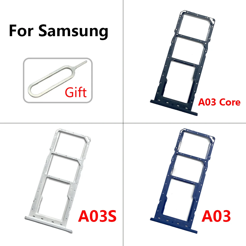 10Pcs For Samsung Galaxy A03 Core A03S Mobile Phone Sim Card Socket Slot Tray Reader Holder Replacement Sim Port Tray Spare Part
10Pcs For Samsung Galaxy A03 Core A03S Mobile Phone Sim Card Socket Slot Tray Reader Holder Replacement Sim Port Tray Spare Part
