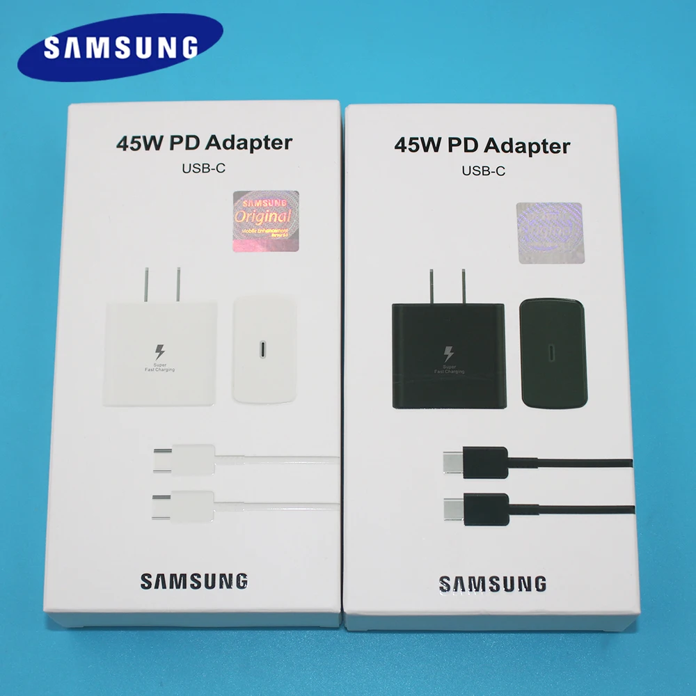 Original Samsung Charger 45W Super Fast Charging TypeC Adapter 1/1.5M Cable For Galaxy S22Ultra Tab S8+ 5G S21 S20 Plus A80 A91
Original Samsung Charger 45W Super Fast Charging TypeC Adapter 1/1.5M Cable For Galaxy S22Ultra Tab S8+ 5G S21 S20 Plus A80 A91