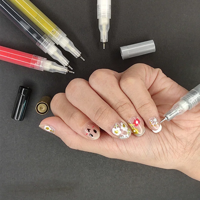 1 Pcs Graffiti Acrylic Nail Paint Pens Nail Art Dotting Tools Student Drawing Painting Pigment Liner Pencil Tools DIY Decoration
1 Pcs Graffiti Acrylic Nail Paint Pens Nail Art Dotting Tools Student Drawing Painting Pigment Liner Pencil Tools DIY Decoration