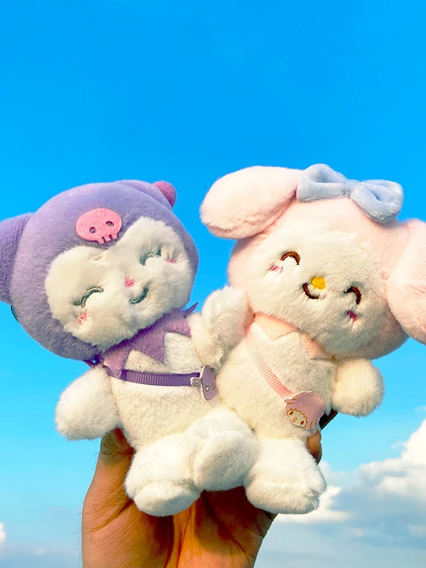 Sanrio Kuromi Handbag Pendant Baby Doll Melody Plush Toy Pendant Key Ring Doll keychain sanrio Cinnamoroll PomPompurin
Sanrio Kuromi Handbag Pendant Baby Doll Melody Plush Toy Pendant Key Ring Doll keychain sanrio Cinnamoroll PomPompurin