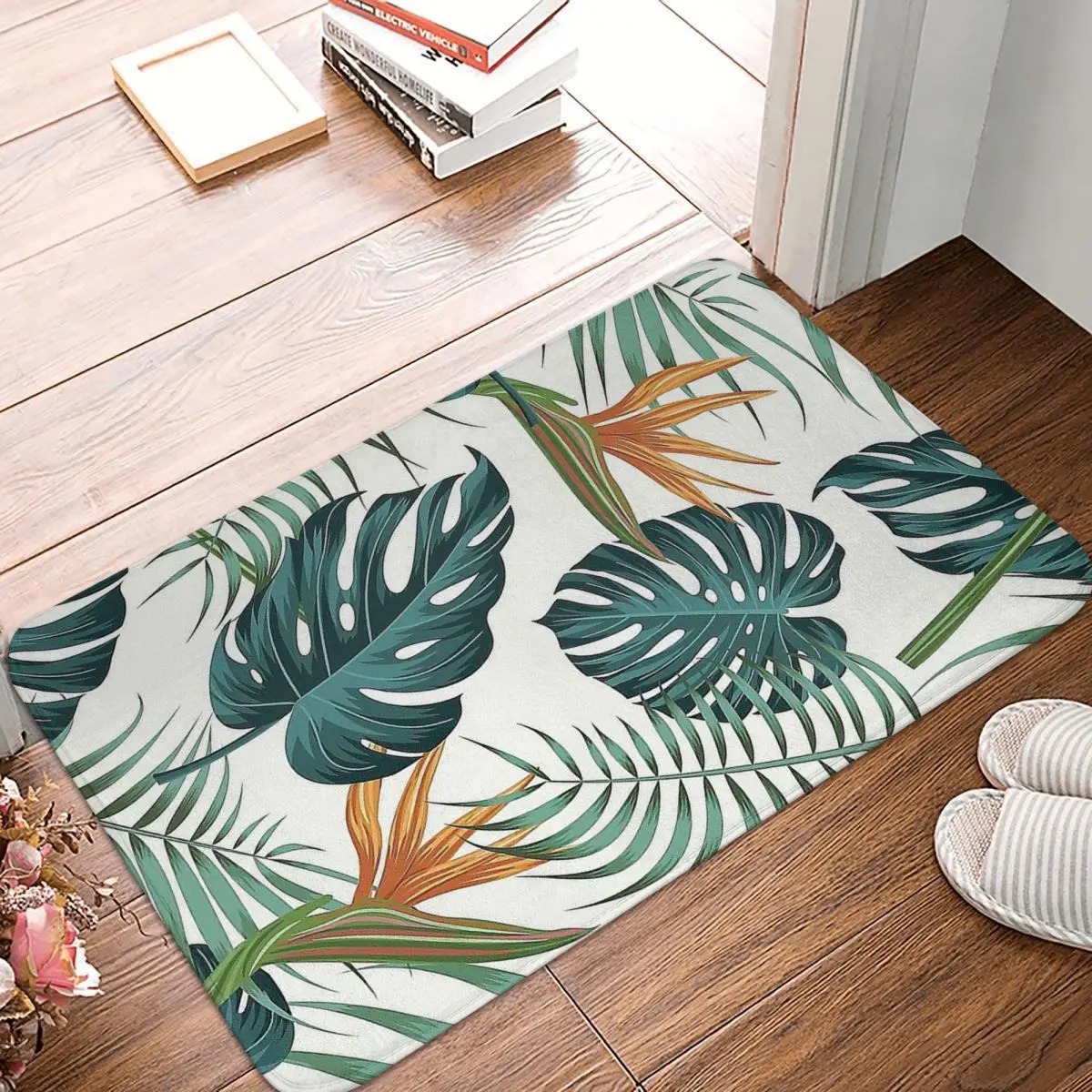 Tropical Leaves Green Bedroom Mat Palm Jungle Doormat Kitchen Carpet Entrance Door Rug Home Decoration
Tropical Leaves Green Bedroom Mat Palm Jungle Doormat Kitchen Carpet Entrance Door Rug Home Decoration