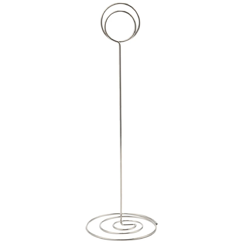 15 Pack 8.75 Inch Tall Table Number Holder, Place Card Holder, Table Picture Holder, Wire Photo Holder Clip,Menu Memo Note Stand
15 Pack 8.75 Inch Tall Table Number Holder, Place Card Holder, Table Picture Holder, Wire Photo Holder Clip,Menu Memo Note Stand