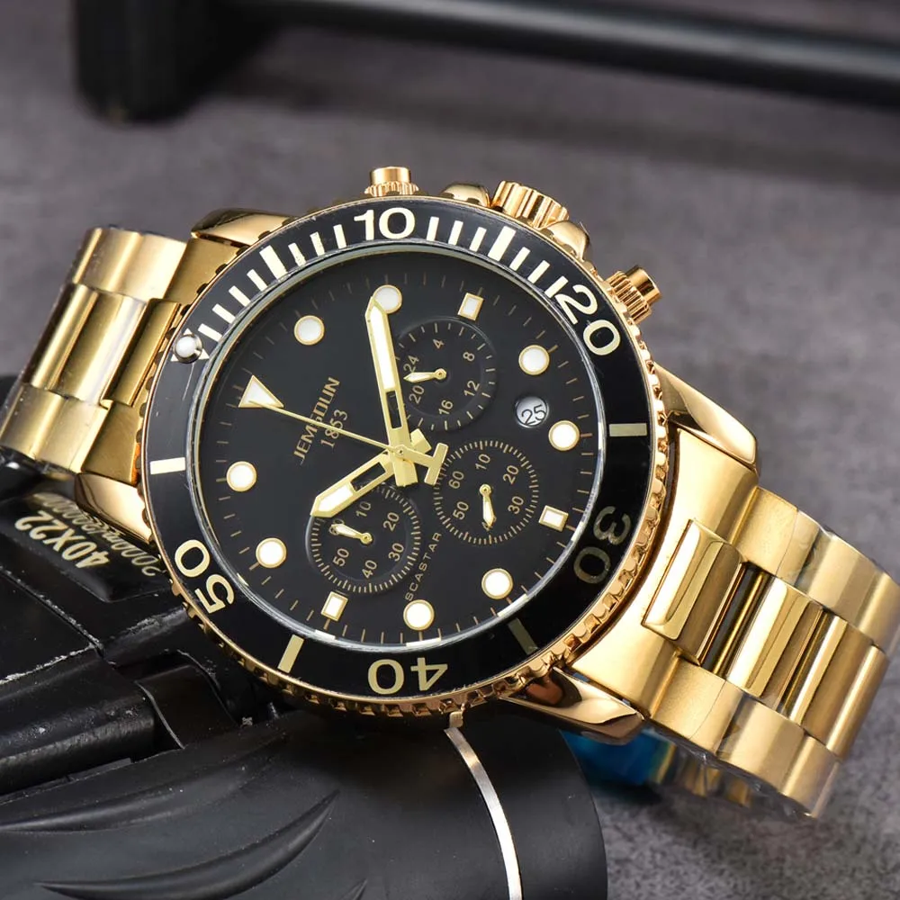 2023 Original Brand Watches for Mens Multifunction Full Stainless Steel Quartz WristWatch Chronograph Automatic Date AAA Clocks
2023 Original Brand Watches for Mens Multifunction Full Stainless Steel Quartz WristWatch Chronograph Automatic Date AAA Clocks