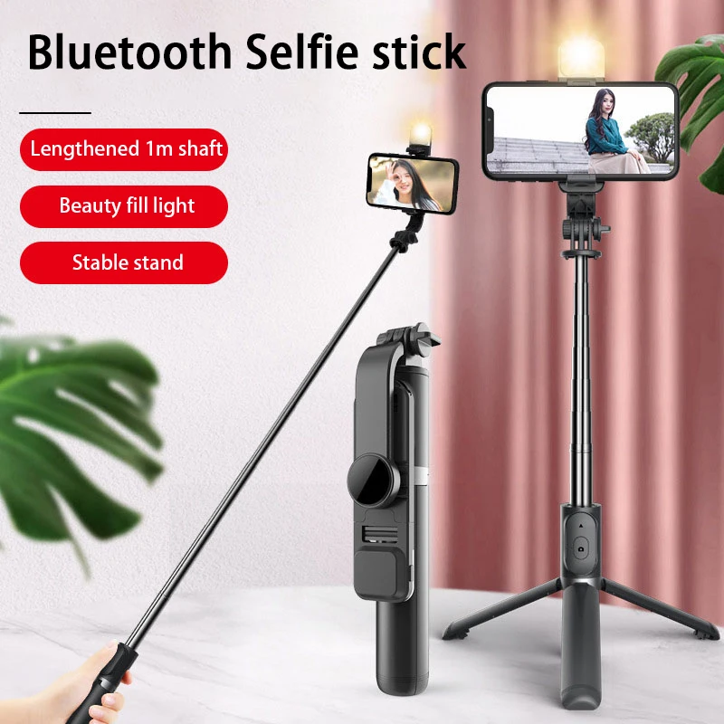 6 In 1 Wireless Bluetooth Selfie Stick Foldable Mini Tripod With Fill Light Universal Desktop Phone Live Bracket Floor Tripod
6 In 1 Wireless Bluetooth Selfie Stick Foldable Mini Tripod With Fill Light Universal Desktop Phone Live Bracket Floor Tripod