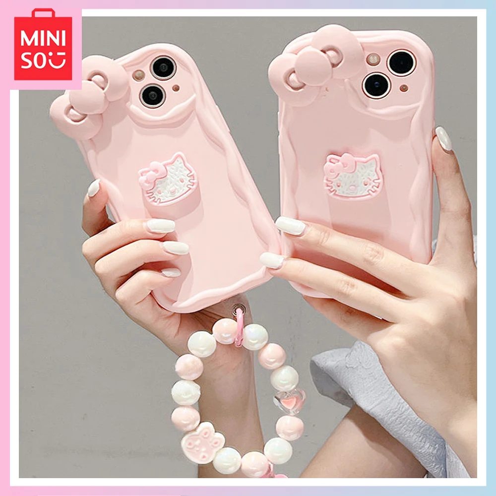 2023 New Miniso Hello Kitty Pink Cute Cartoon Bow Iphone13Promax Phone Case Iphone11/12/ All-Inclusive Fall Proof Phone Case
2023 New Miniso Hello Kitty Pink Cute Cartoon Bow Iphone13Promax Phone Case Iphone11/12/ All-Inclusive Fall Proof Phone Case