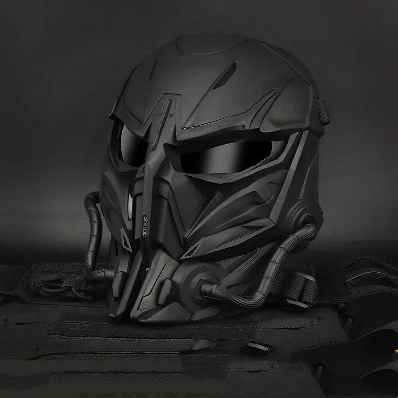 Outdoor Sports Shooting Hunting Full Face Tactical Mask Airsoft Paintball Mask Cycling Helmet CS Military Mask 
Outdoor Sports Shooting Hunting Full Face Tactical Mask Airsoft Paintball Mask Cycling Helmet CS Military Mask