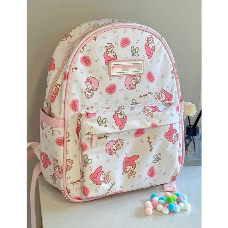 Рюкзак Mymelody с героями аниме, милый Sanrio, портативный дорожный вместительный рюкзак, милый креативный подарок на день рождения
Рюкзак Mymelody с героями аниме, милый Sanrio, портативный дорожный вместительный рюкзак, милый креативный подарок на день рождения