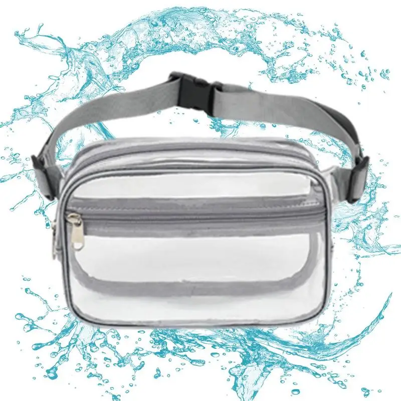 Clear Bag Fanny Pack Waist PVC Bag Transparent Fanny Pack Waterproof Foldable Adjustable Storage Bag Portable For Cell Phone
Clear Bag Fanny Pack Waist PVC Bag Transparent Fanny Pack Waterproof Foldable Adjustable Storage Bag Portable For Cell Phone