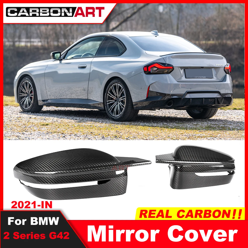 Real carbon fiber mirror cover For bmw 2 Series Coupe G42 2021 2022 Look Replacement style dry Carbon Fiber Mirror Cover for G42
Real carbon fiber mirror cover For bmw 2 Series Coupe G42 2021 2022 Look Replacement style dry Carbon Fiber Mirror Cover for G42
