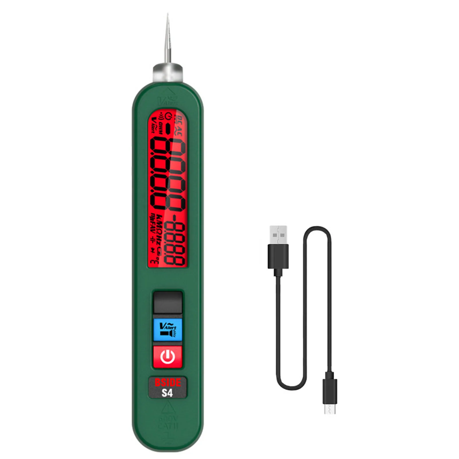 Rechargeable Voltage Tester Non-Contact Voltage Detector Pen With Flashlight Electric Sensor Test Pencil Voltage Indicator
Rechargeable Voltage Tester Non-Contact Voltage Detector Pen With Flashlight Electric Sensor Test Pencil Voltage Indicator