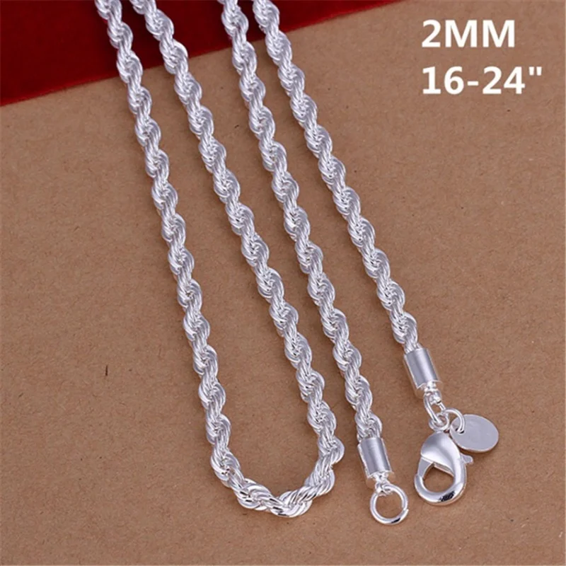 Men's Beautiful Fashion Pendant High Quality Jewelry 925 Sterling Silver Charm 4MM Rope Chain Necklace Fits
Men's Beautiful Fashion Pendant High Quality Jewelry 925 Sterling Silver Charm 4MM Rope Chain Necklace Fits