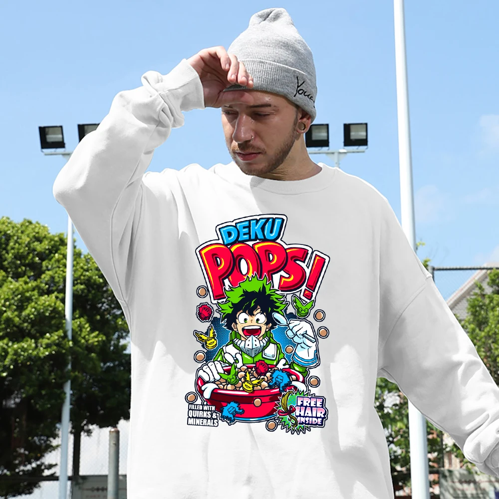 Deku Pops Anime Cartoons Print Mens Hoodies Fashion All-math Casual Long Sleeves Hip Hop Creativity Cotton Clothing Man Pullover
Deku Pops Anime Cartoons Print Mens Hoodies Fashion All-math Casual Long Sleeves Hip Hop Creativity Cotton Clothing Man Pullover