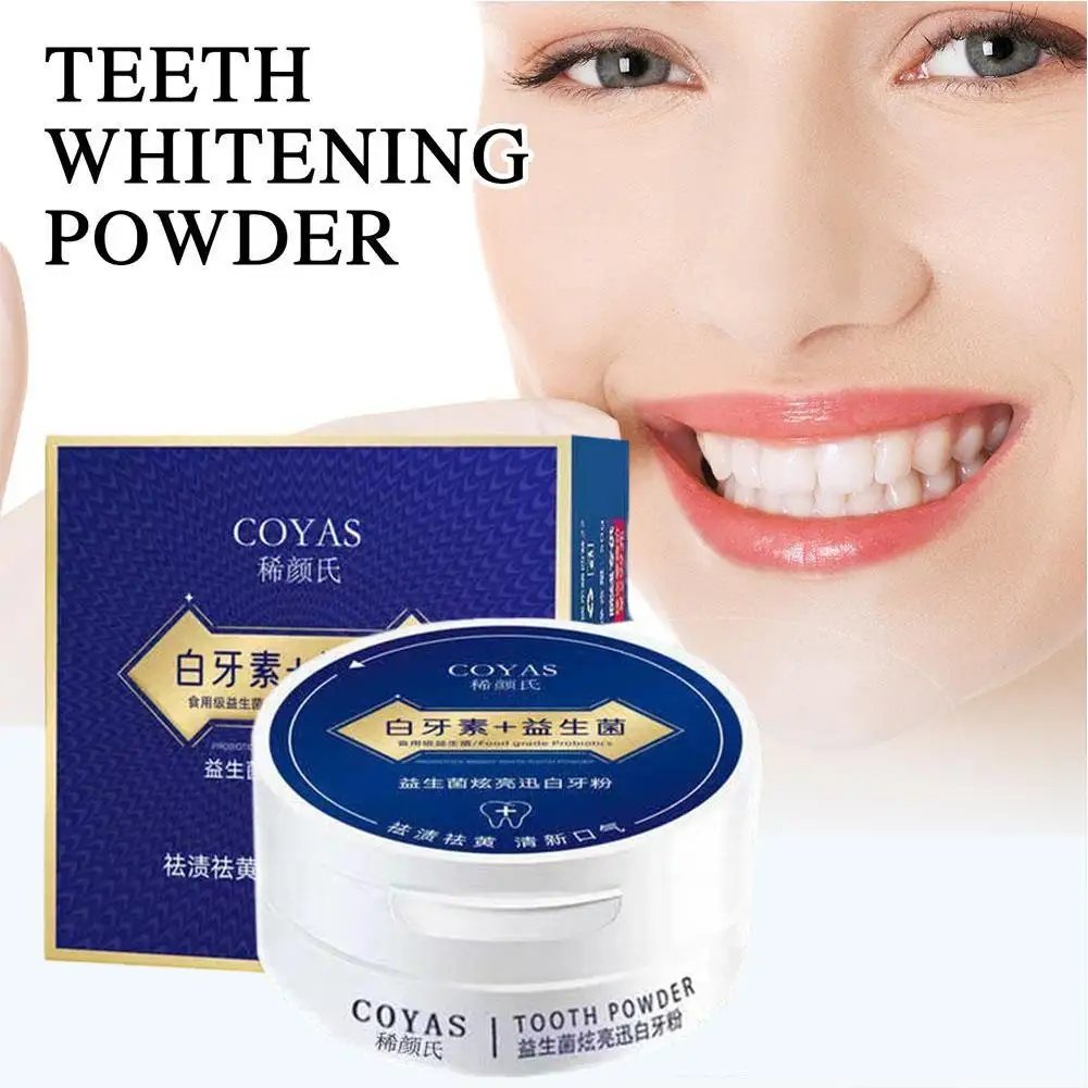 

Зубная паста COYAS для отбеливания зубов, коррекция зубов, средство для отбеливания зубов неинвазивный порошок для отбеливания зубов для гигиены полости рта S0Q9