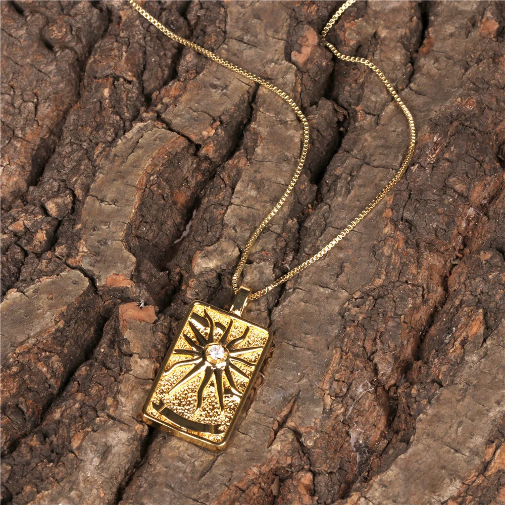 NCEE Fashion Tarot Card Pendants Necklaces For Women Goth Stainless Steel Tarot Moon Choker Necklace Tarot Divination Jewelry
NCEE Fashion Tarot Card Pendants Necklaces For Women Goth Stainless Steel Tarot Moon Choker Necklace Tarot Divination Jewelry