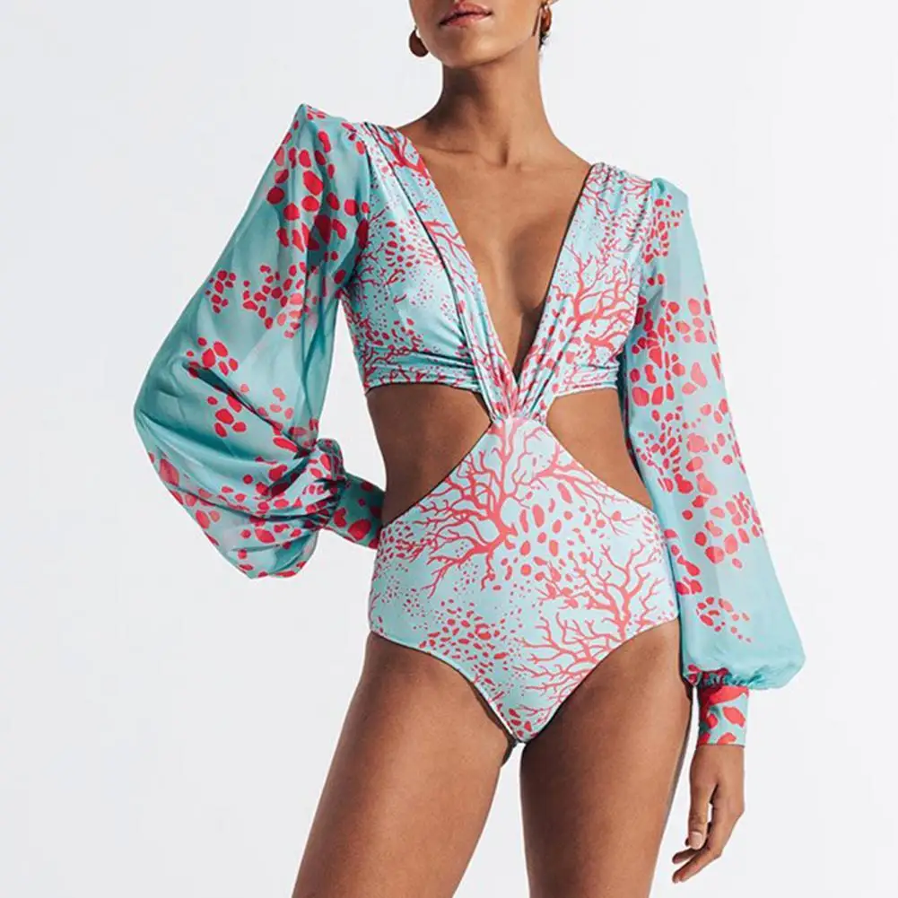 One Piece Swimsuit 2022 Summer Long Sleeve Swimwear Women Bikini Hollow Out Deep V Neck One-piece Backless Sexy Monokini Bikini
One Piece Swimsuit 2022 Summer Long Sleeve Swimwear Women Bikini Hollow Out Deep V Neck One-piece Backless Sexy Monokini Bikini