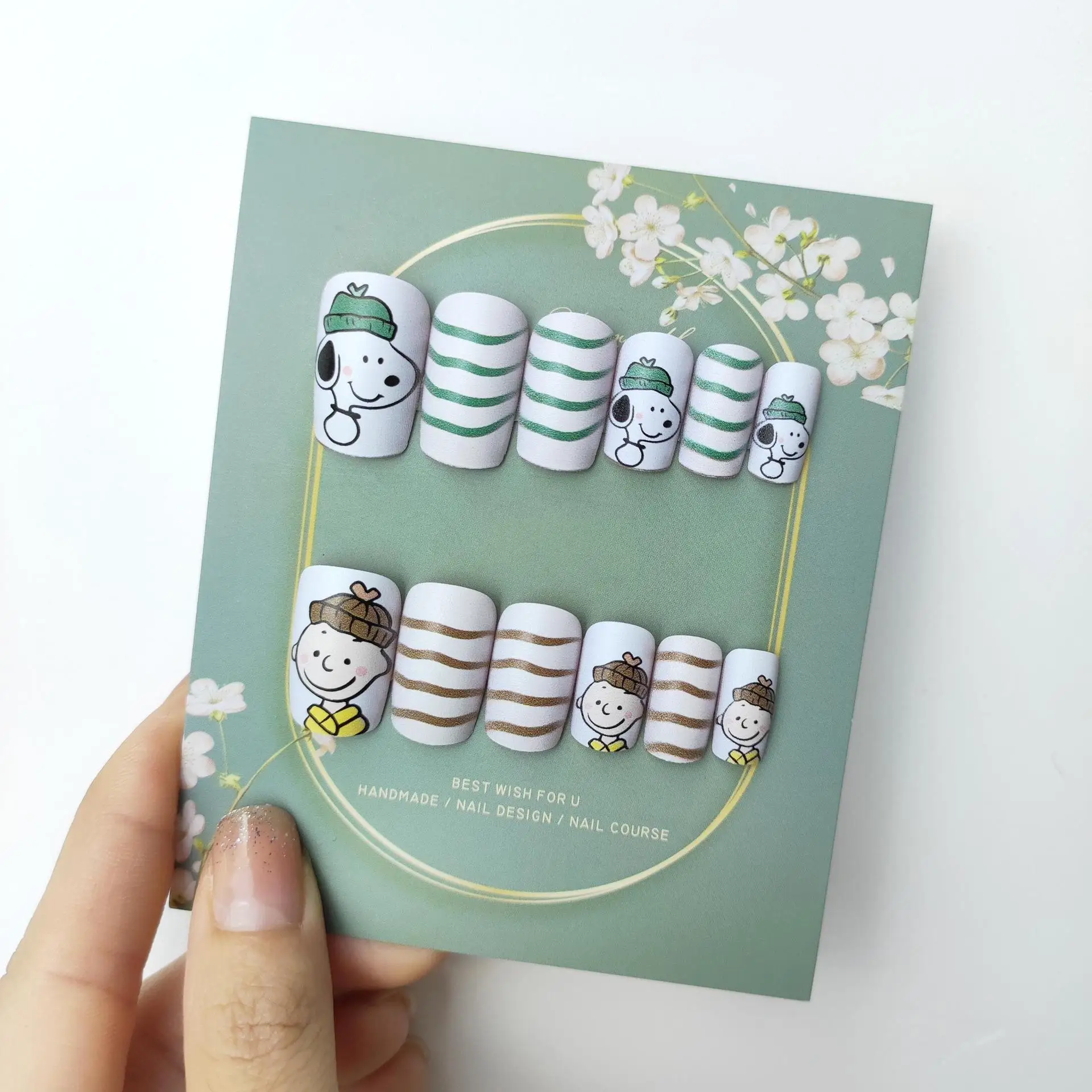 Snoopyed Spike Kawaii Cartoon Wearing Nail Patch Nail Enhancement Cute Simple Pen Ripple Finished Nail Enhancement
Snoopyed Spike Kawaii Cartoon Wearing Nail Patch Nail Enhancement Cute Simple Pen Ripple Finished Nail Enhancement