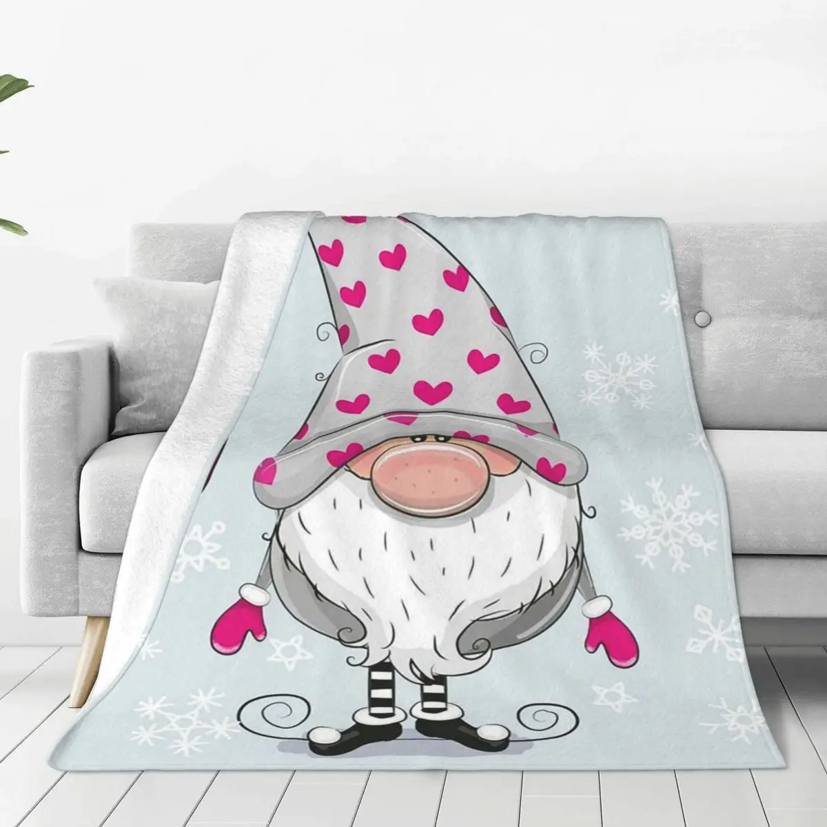 Christmas Kawaii Gnome Blanket Velvet Spring Autumn Heart New Year Portable Super Warm Throw Blanket for Home Bedroom Rug Piece
Christmas Kawaii Gnome Blanket Velvet Spring Autumn Heart New Year Portable Super Warm Throw Blanket for Home Bedroom Rug Piece