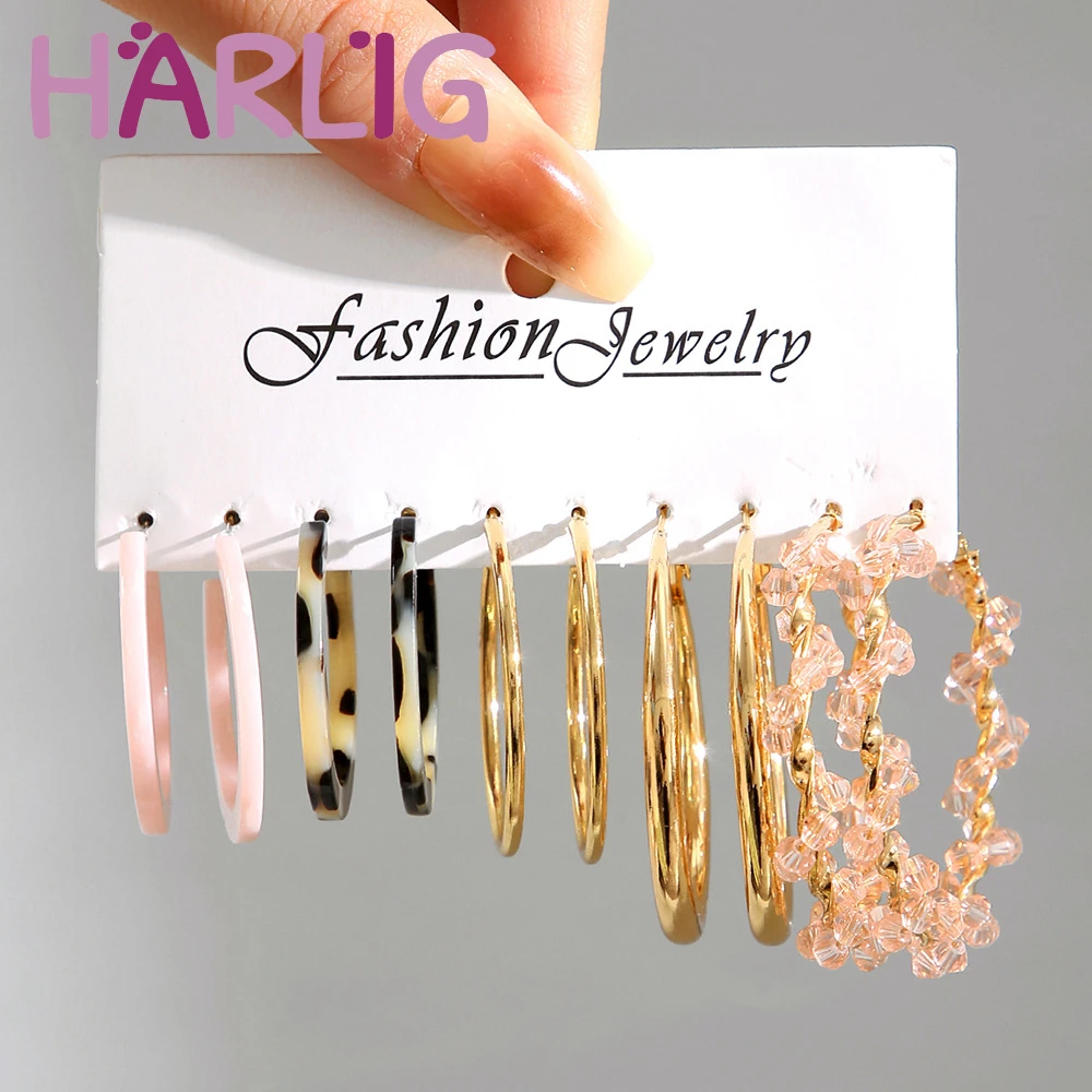 Harlig Women Girls Premium Quality Pink Acrylic Hoop Earrings Set 5 Pairs Letter C Earrings Wholesale Fashion Accessories
Harlig Women Girls Premium Quality Pink Acrylic Hoop Earrings Set 5 Pairs Letter C Earrings Wholesale Fashion Accessories