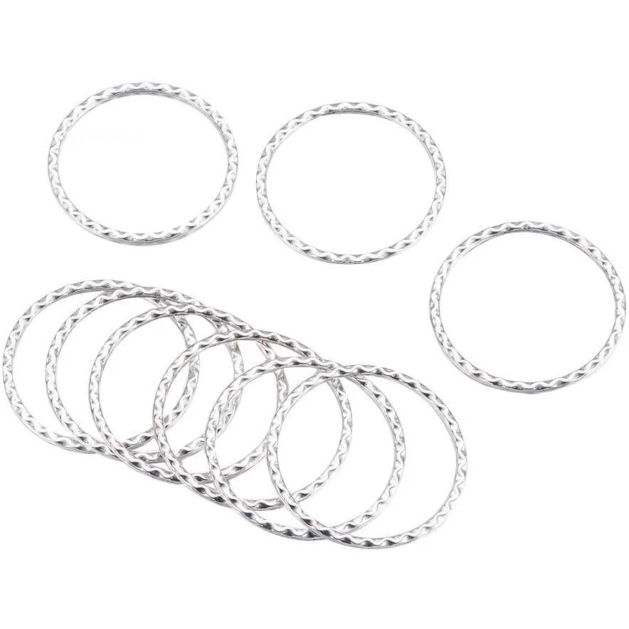 200pcs Alloy Linking Rings Tibetan Style Circle Frames Circle Connector Charms for Jewelry Pendants Earrings Making
200pcs Alloy Linking Rings Tibetan Style Circle Frames Circle Connector Charms for Jewelry Pendants Earrings Making