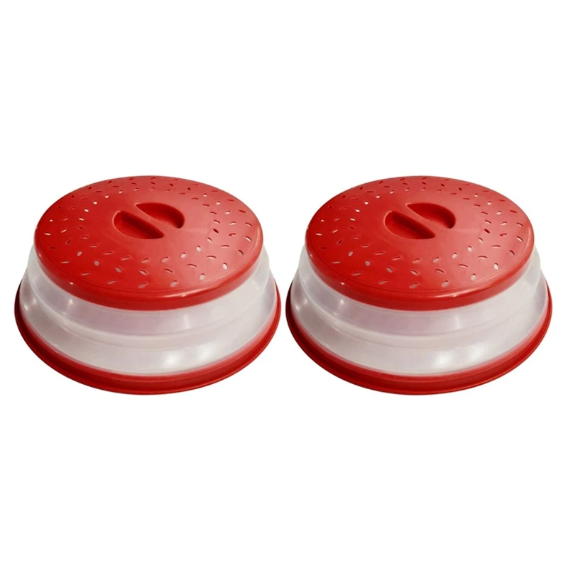 Microwave Plate Cover Food Plate Lid Cover, Plate Guard Lid With Steam Vent & Colander Strainer For Fruit
Microwave Plate Cover Food Plate Lid Cover, Plate Guard Lid With Steam Vent & Colander Strainer For Fruit
