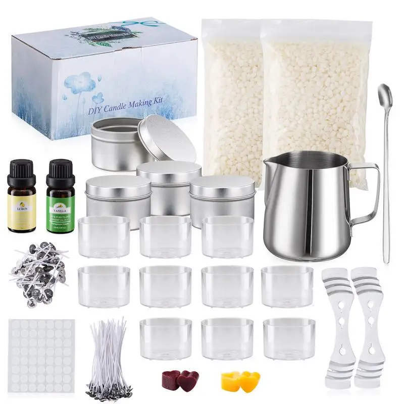 DIY Candle Kit Make Candles Soy Candle Making Kit Pleasant Scents Perfect As Home Decorations Scented Candles Making
DIY Candle Kit Make Candles Soy Candle Making Kit Pleasant Scents Perfect As Home Decorations Scented Candles Making