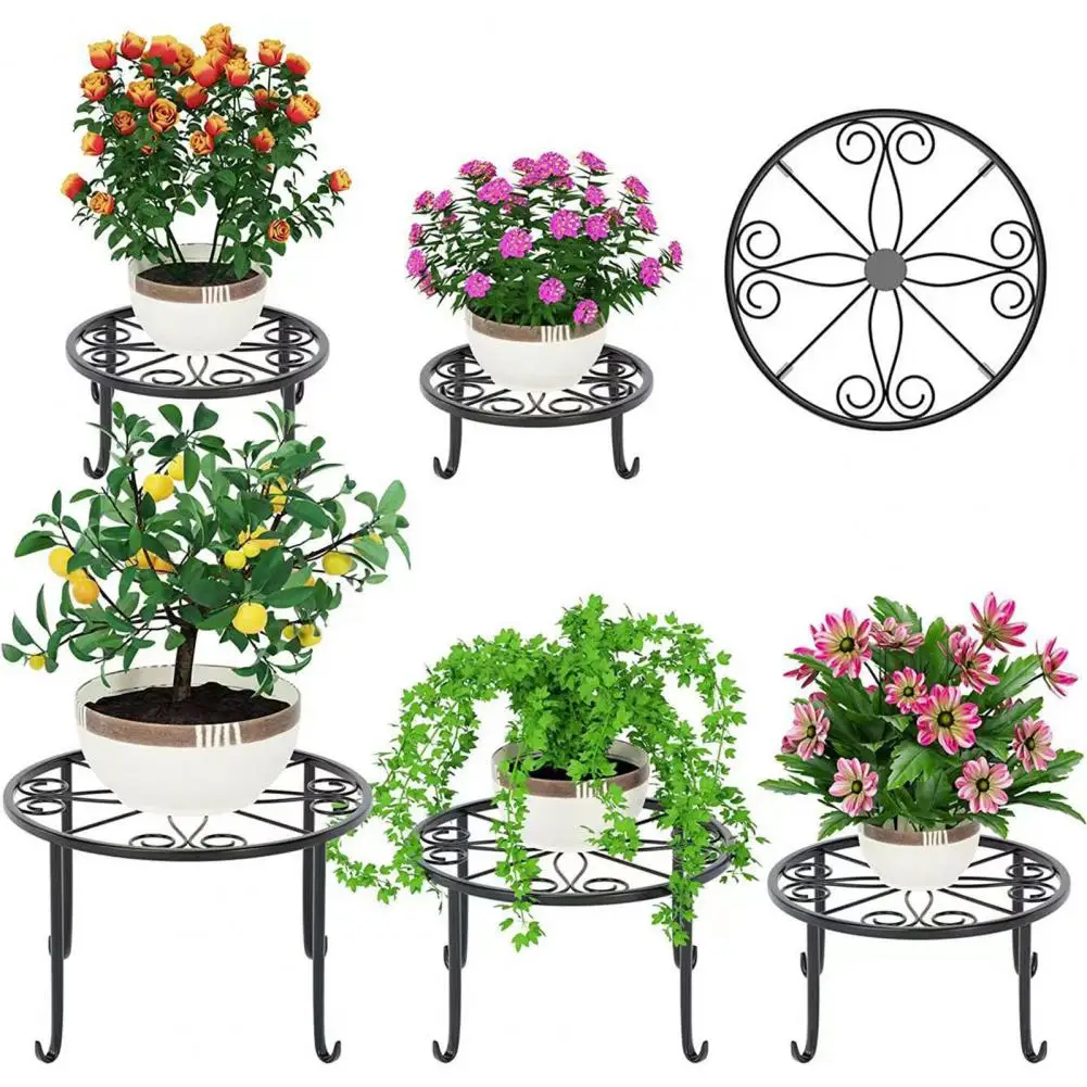 5Pcs Metal Potted Plant Stand Round Iron Art Flower Pot Planter Holder Rack Heavy Duty Bonsai Display Shelf Garden Balcony Suppl
5Pcs Metal Potted Plant Stand Round Iron Art Flower Pot Planter Holder Rack Heavy Duty Bonsai Display Shelf Garden Balcony Suppl