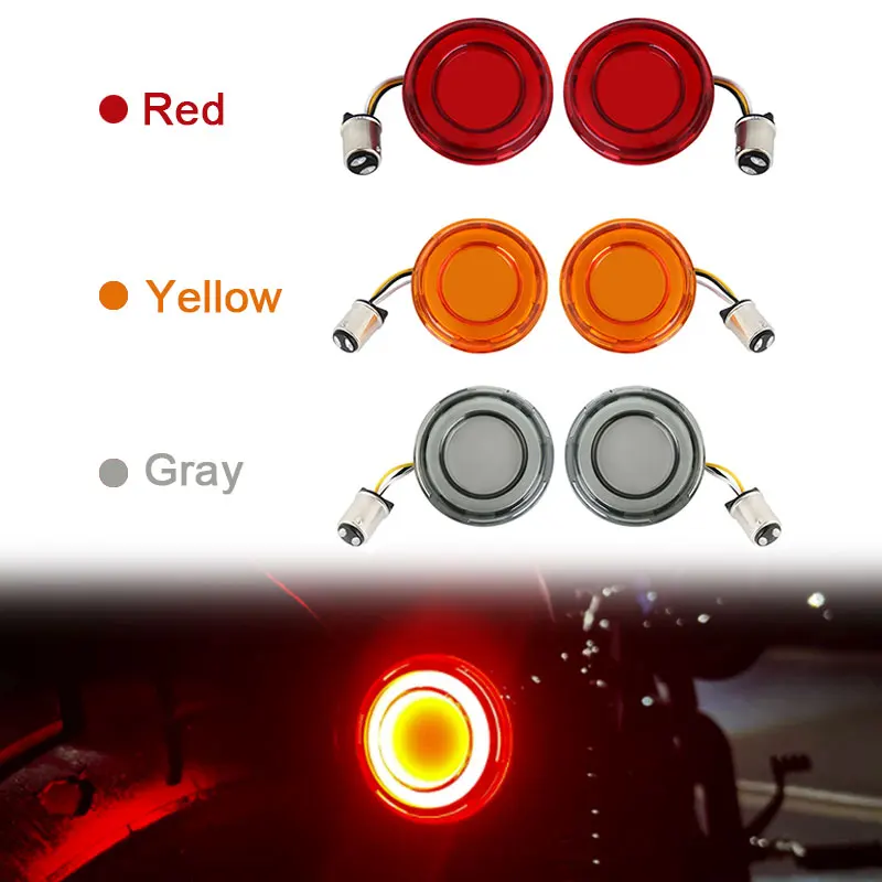 Rear Front Motorcycle 1157 Bullet Style LED Turn Signal Indicator Light For Harley Sportster XL883 1200 X48 72 Dyna 2002-2021
Rear Front Motorcycle 1157 Bullet Style LED Turn Signal Indicator Light For Harley Sportster XL883 1200 X48 72 Dyna 2002-2021