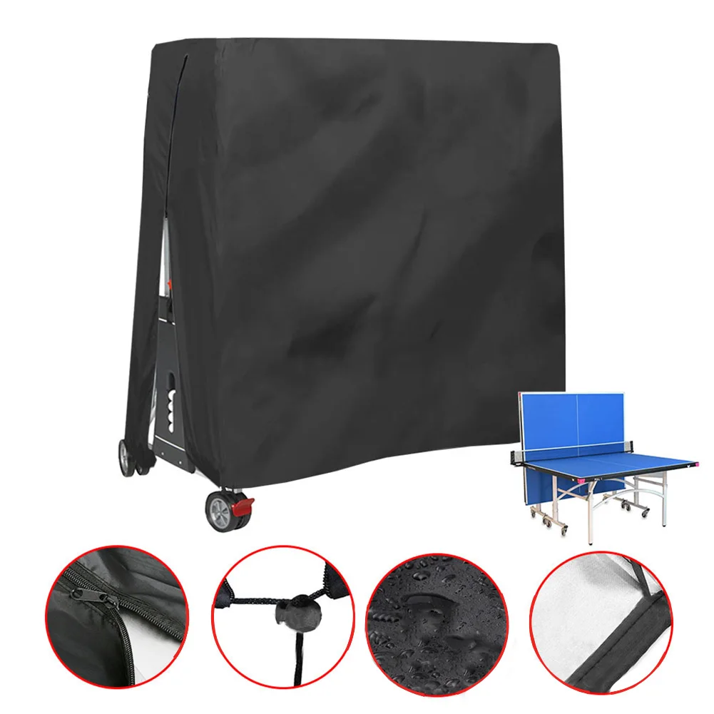 Waterproof Tennis Table Protective Cover Indoor Outdoor Multifunctional Furniture Case Dustproof Folding Ping Pong Table Covers
Waterproof Tennis Table Protective Cover Indoor Outdoor Multifunctional Furniture Case Dustproof Folding Ping Pong Table Covers