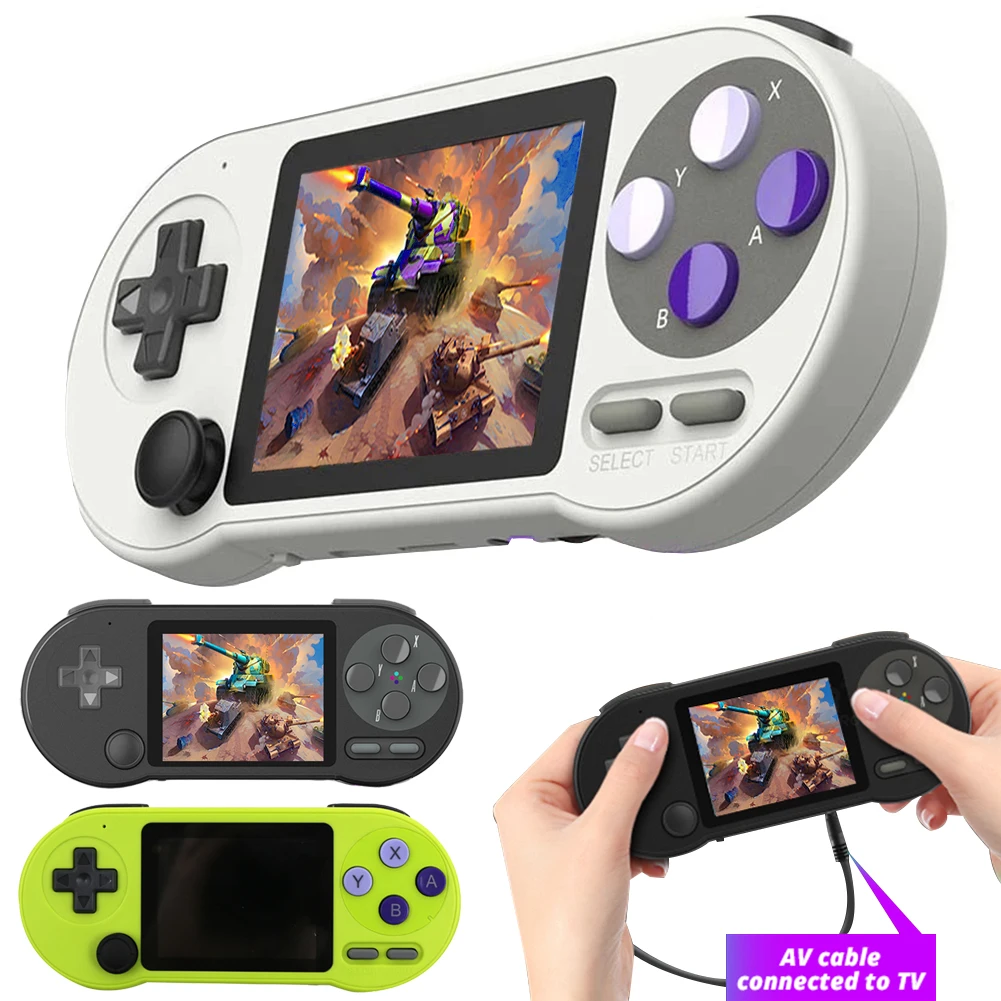 SF2000 Portable Video Game Console 3 inch IPS Screen Handheld Retro Game Consoles Built-in 8000 Games Game Console For Kids Gift
SF2000 Portable Video Game Console 3 inch IPS Screen Handheld Retro Game Consoles Built-in 8000 Games Game Console For Kids Gift