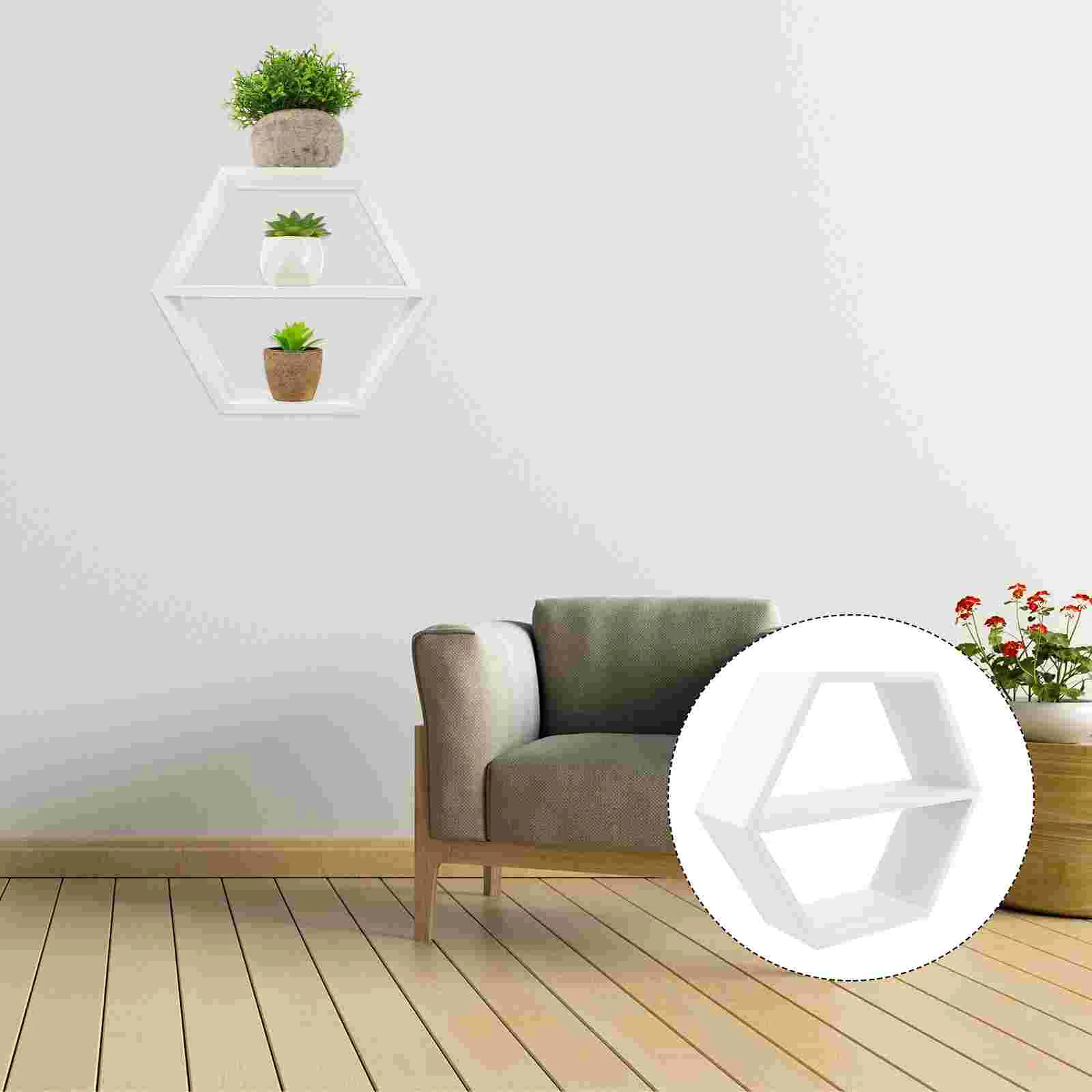 Floating Wall Shelf Hexagonal Shape Wooden Wall Shelf Wall Rack Decorative Storage Shelf for Bedroom Kitchen Bathroom Living
Floating Wall Shelf Hexagonal Shape Wooden Wall Shelf Wall Rack Decorative Storage Shelf for Bedroom Kitchen Bathroom Living