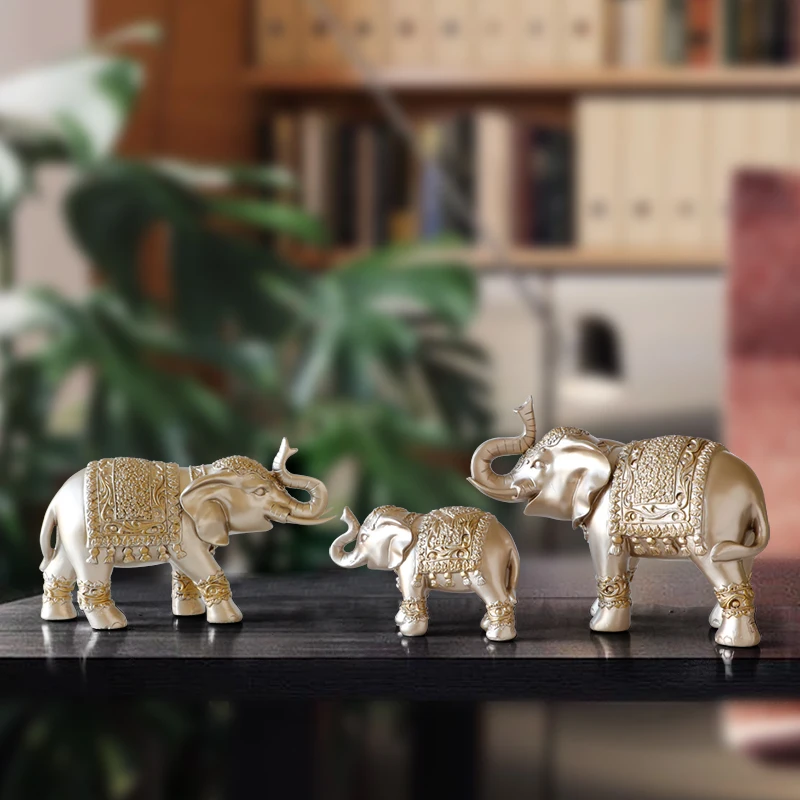 Family elephant Figurine resin Thailand elephant statue for office Living room handmade home decorations cute Animals ornaments
Family elephant Figurine resin Thailand elephant statue for office Living room handmade home decorations cute Animals ornaments