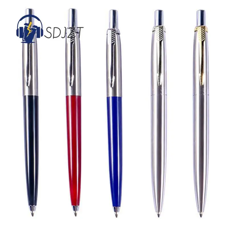Luxury qualitymetal Ballpoint Pen stainless steel color Press signature pen ball point pen Stationery Office Supplies new
Luxury qualitymetal Ballpoint Pen stainless steel color Press signature pen ball point pen Stationery Office Supplies new
