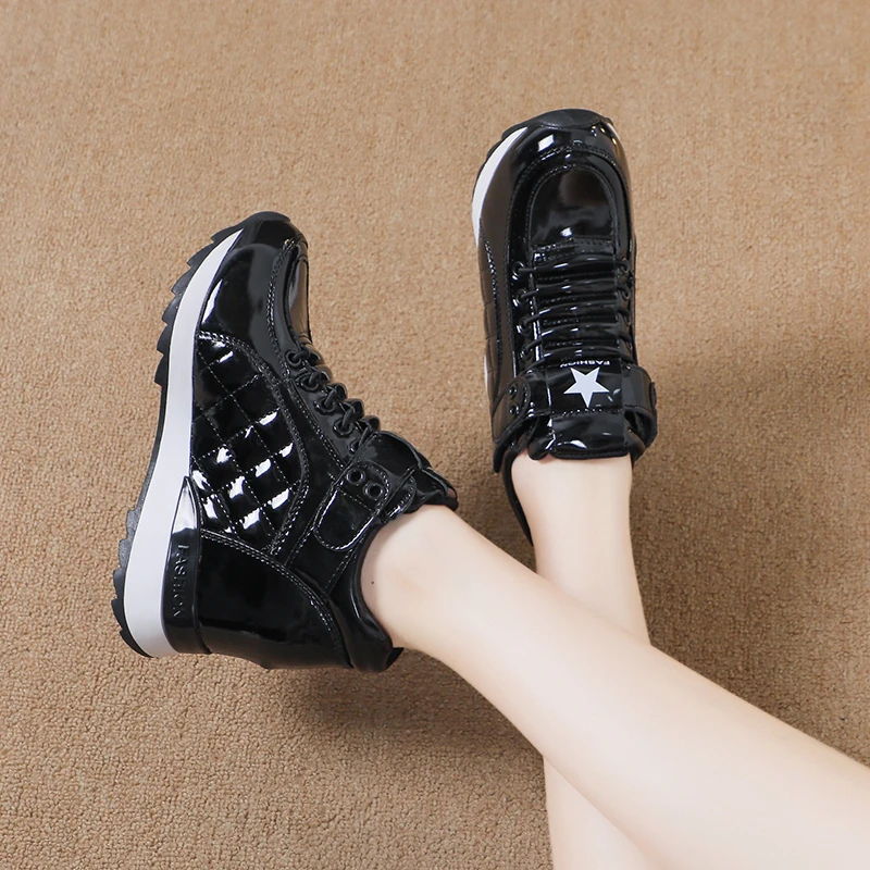 Fashion Stealth Height Increasing Womens Shoes Platform Sneakers Wedge Shoes for Women Casual HIgh-Top Shoe Sneakers Woman
Fashion Stealth Height Increasing Womens Shoes Platform Sneakers Wedge Shoes for Women Casual HIgh-Top Shoe Sneakers Woman