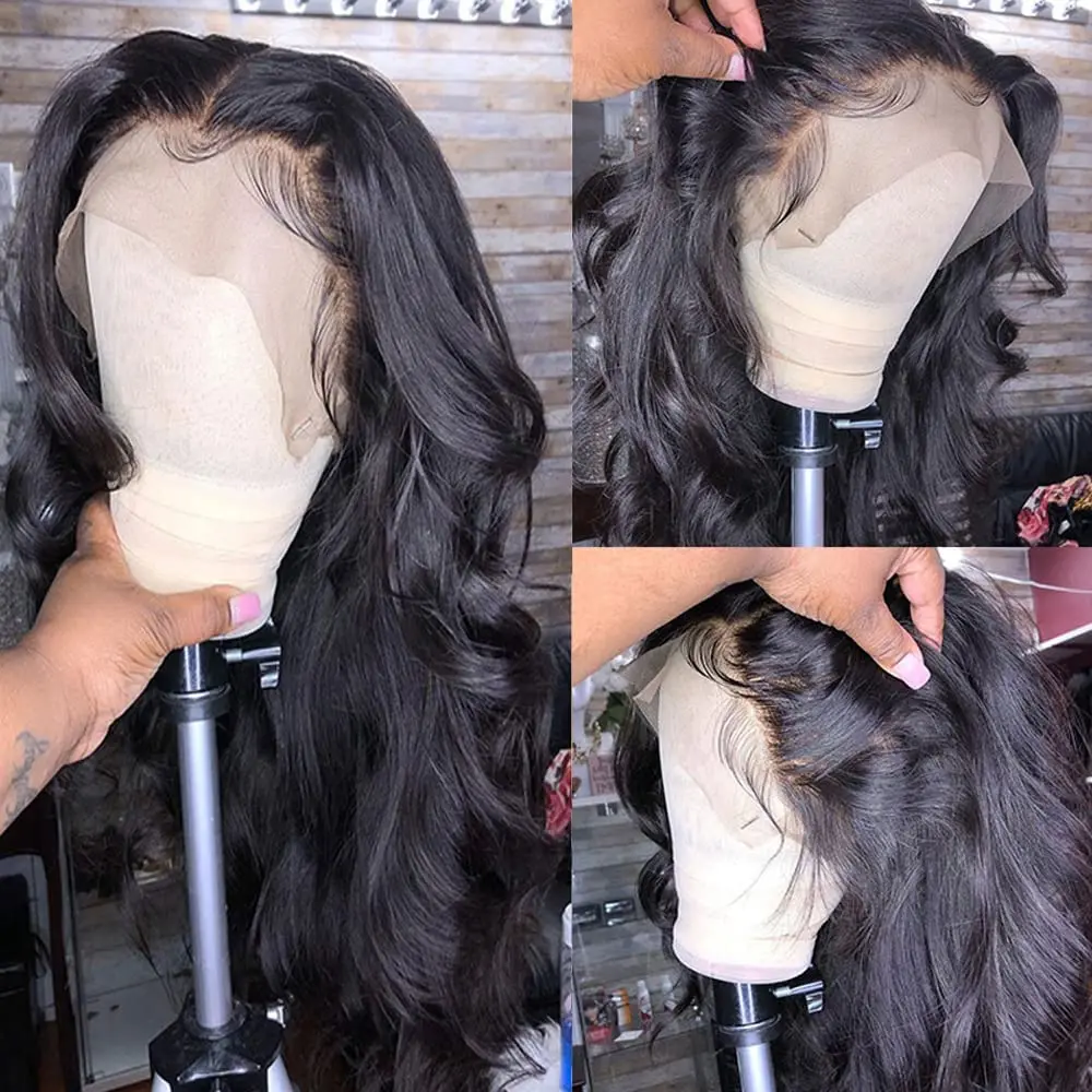 13x6 Body Wave Human Hair Lace Frontal Wig Glueless Transparent Lace Pre Plucked Bling Remy Hair 13x4 Lace Front Human Hair Wigs
13x6 Body Wave Human Hair Lace Frontal Wig Glueless Transparent Lace Pre Plucked Bling Remy Hair 13x4 Lace Front Human Hair Wigs